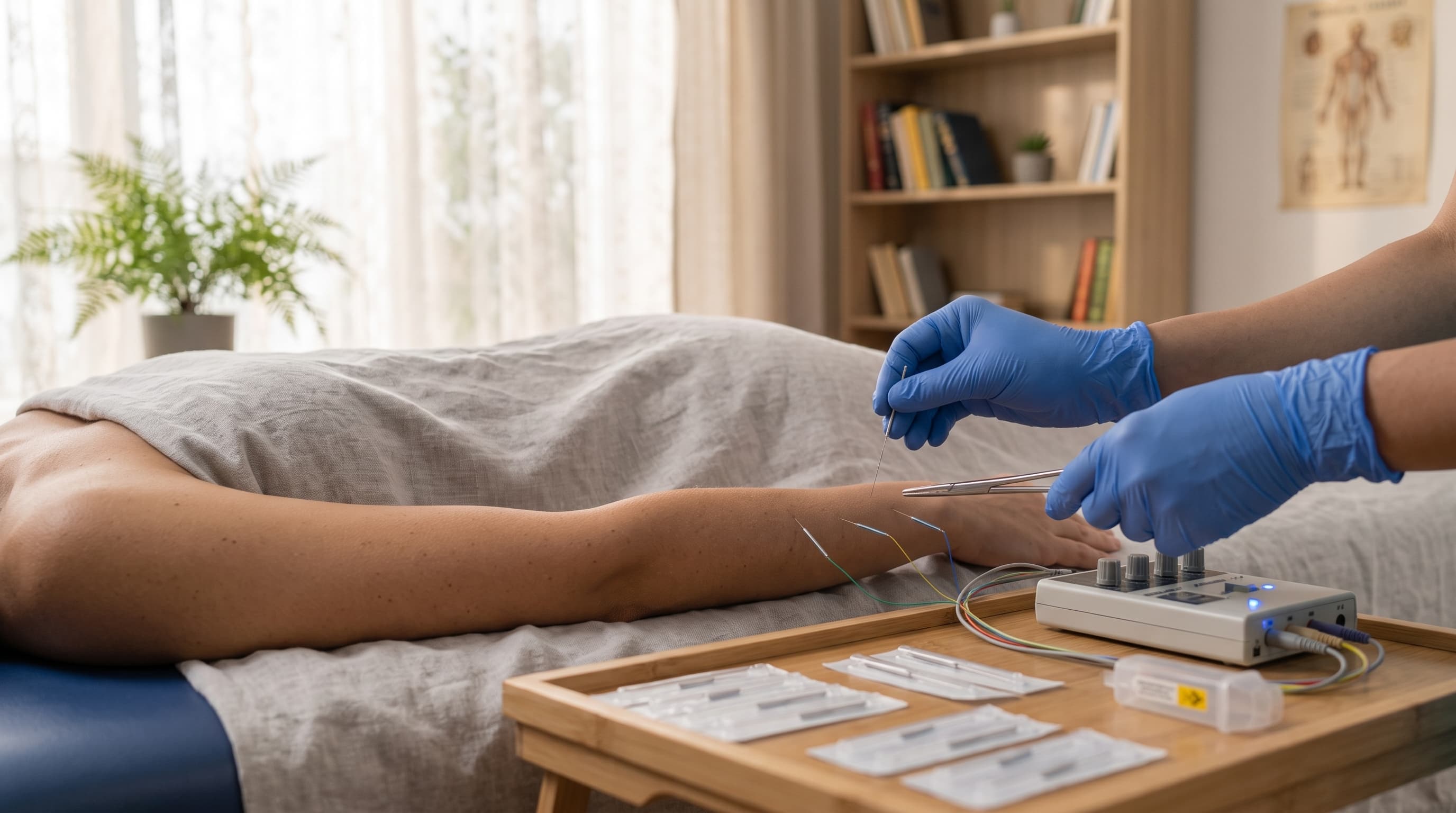 Clinical physiotherapy treatment setting